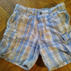 Plaid J. Khaki Shorts